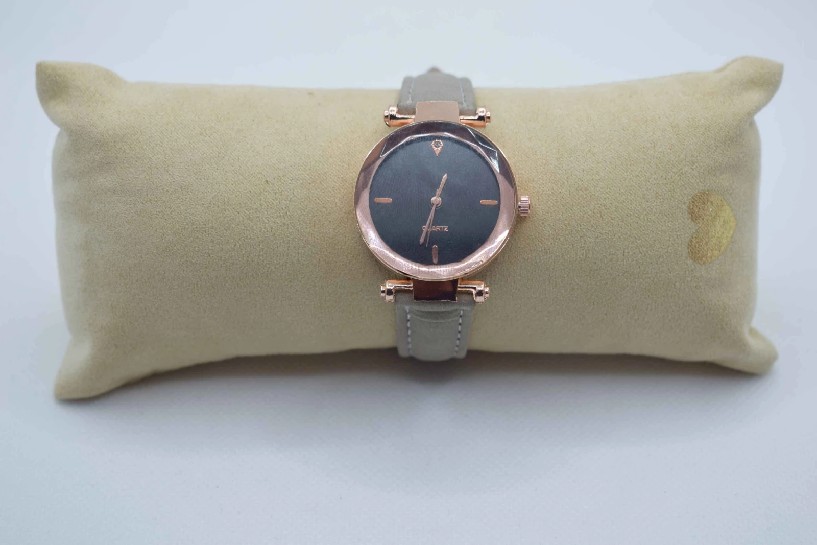OROLOGIO CINGHIA CUOIO VERDE MILITARE QUADRANTE NERO