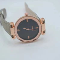 OROLOGIO CINGHIA CUOIO VERDE MILITARE QUADRANTE NERO