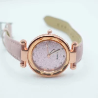 OROLOGIO CINGHIA CUOIO ROSA QUADRANTE ROSA BRILLANTINATO ORO ROSA