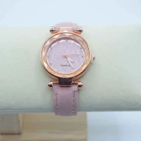 OROLOGIO CINGHIA CUOIO ROSA QUADRANTE ROSA BRILLANTINATO ORO ROSA