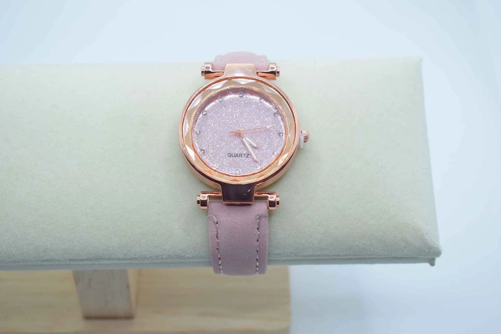 OROLOGIO CINGHIA CUOIO ROSA QUADRANTE ROSA BRILLANTINATO ORO ROSA