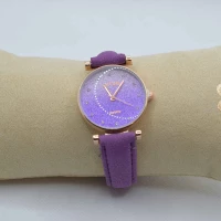 OROLOGIO CINGHIA CUOIO VIOLA QUADRANTE VIOLA BRILLANTINATO