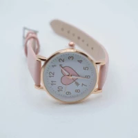 OROLOGIO CINGHIA CUOIO ROSA QUADRANTE CUORE CUPIDO