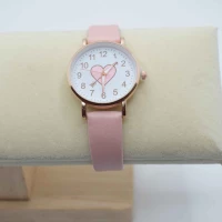 OROLOGIO CINGHIA CUOIO ROSA QUADRANTE CUORE CUPIDO