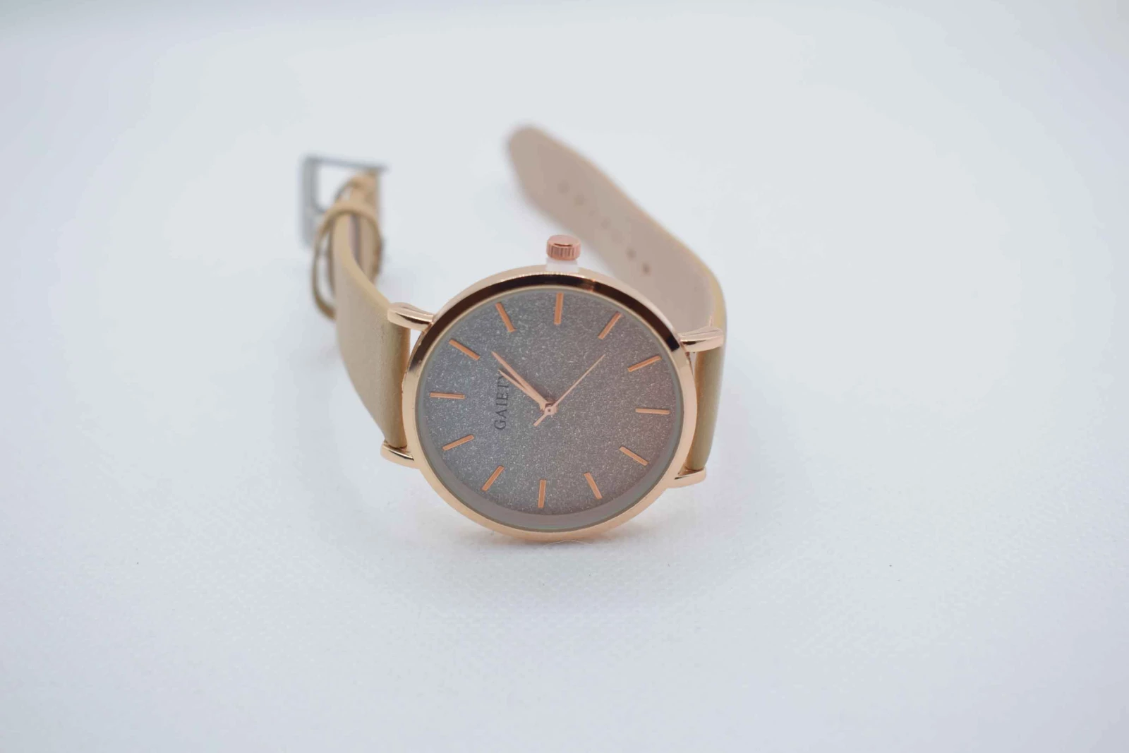 OROLOGIO CINGHIA CUOIO CARAMELLO QUADRANTE CARAMELLO BRILLANTINATO