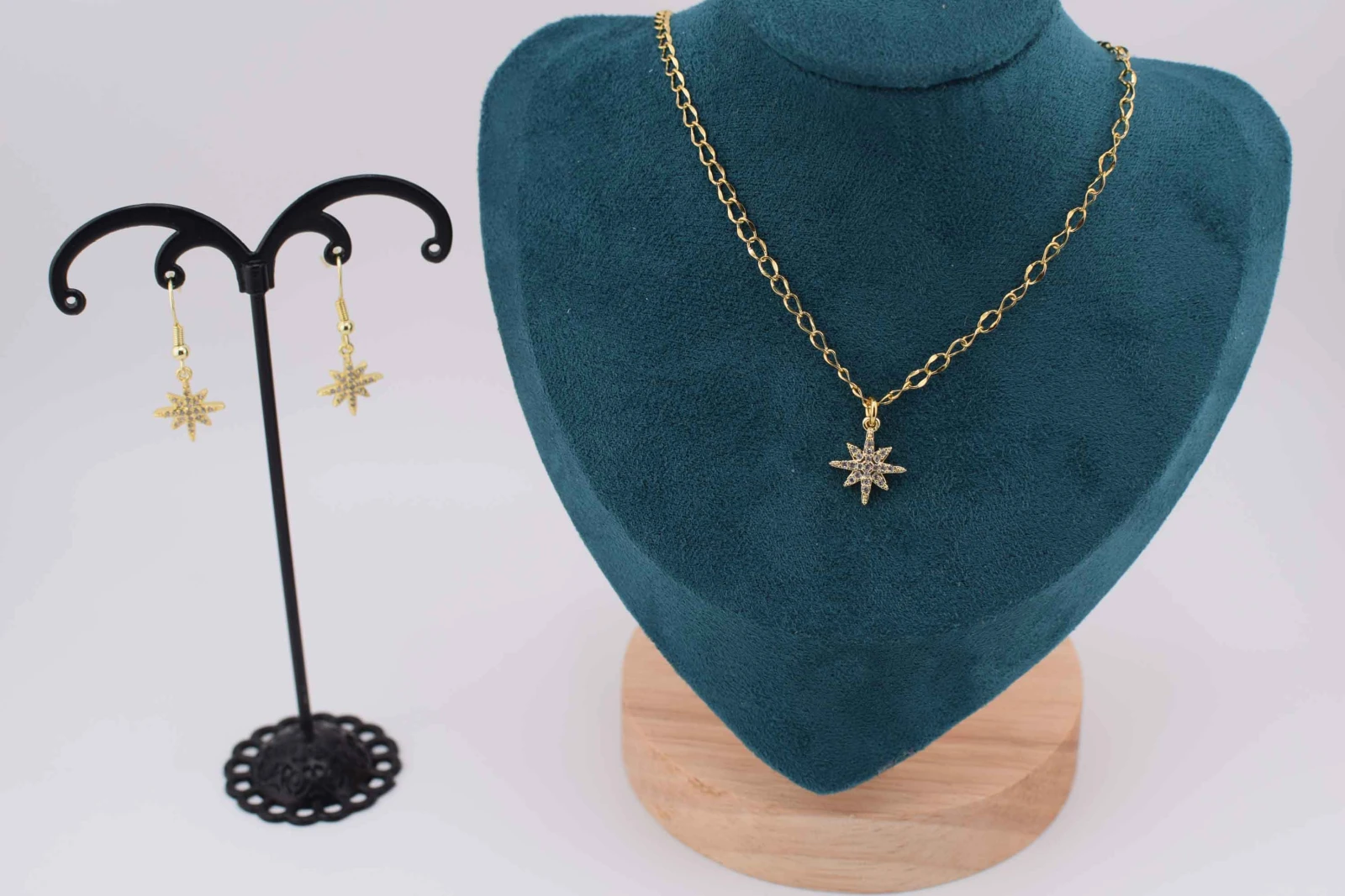 SET STELLA COMETA STRASS ORO (CLL145+RCC118)