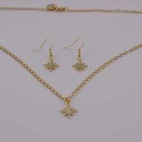 SET STELLA COMETA STRASS ORO (CLL145+RCC118)