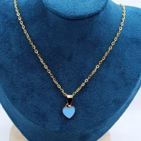 COLLANA CUORE BLU