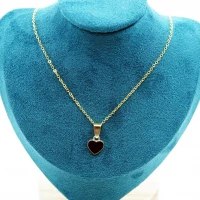 COLLANA CUORE NERO