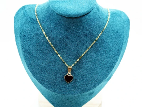 COLLANA CUORE NERO