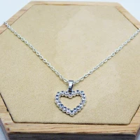 COLLANA CUORE DI STRASS