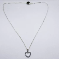 COLLANA CUORE DI STRASS