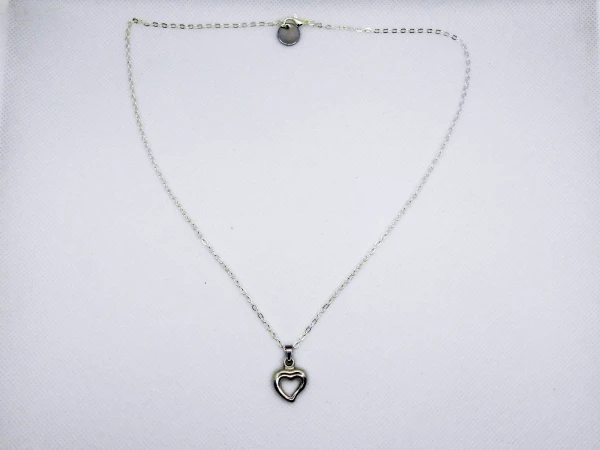 COLLANA CUORE ARGENTO 4