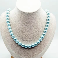 COLLANA DI PERLE AZZURRE