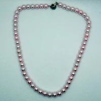 COLLANA DI PERLE ROSA