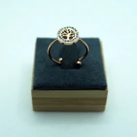 ANELLO ALBERO DELLA VITA ORO ROSA