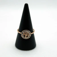 ANELLO ALBERO DELLA VITA ORO ROSA