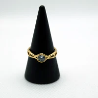 ANELLO SOLITARIO ORO GIALLO CON DIAMANTE
