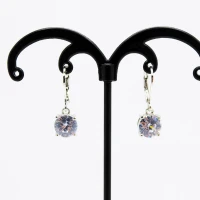 ORECCHINI DIAMANTE GRIGIO