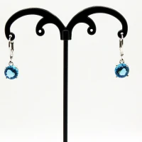 ORECCHINI DIAMANTE BLU