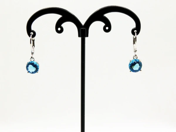 ORECCHINI DIAMANTE BLU