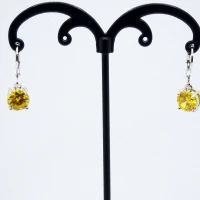 ORECCHINI DIAMANTE GIALLO