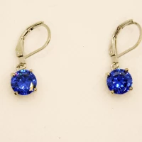 ORECCHINI DIAMANTE BLU SCURO