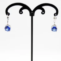 ORECCHINI DIAMANTE BLU SCURO