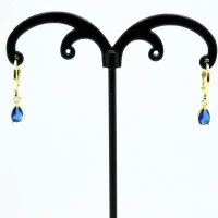 ORECCHINI ORO BLU SCURO
