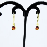 ORECCHINI ORO MARRONE