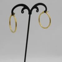 ORECCHINI ORO ANELLO 3