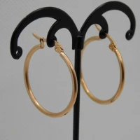 ORECCHINI ORO ROSA ANELLO 1