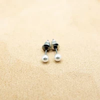 ORECCHINI PERLA BIANCA PICCOLI