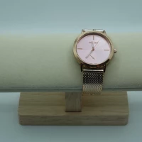 OROLOGIO ORO CON QUADRANTE ROTONDO ROSA