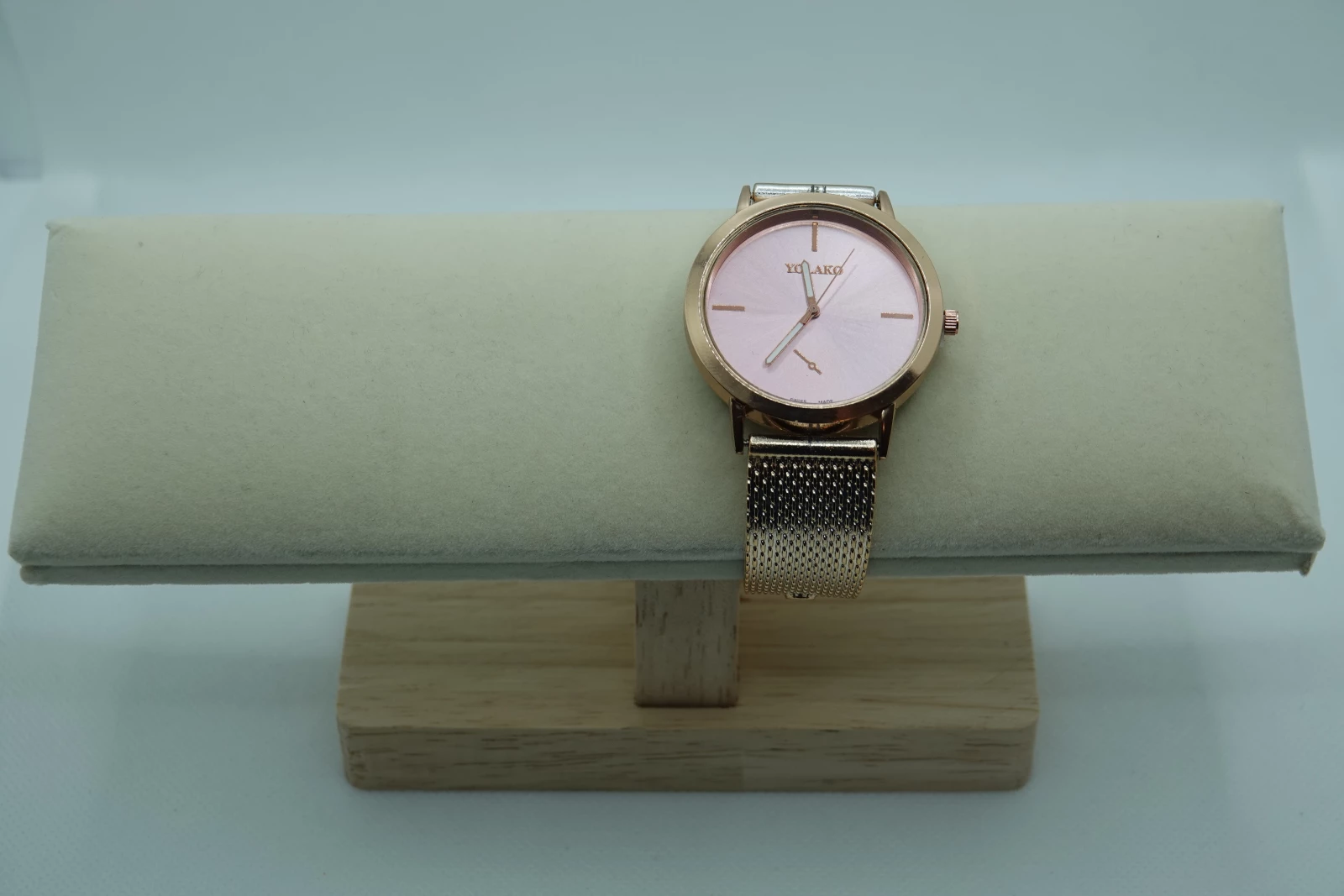 OROLOGIO ORO CON QUADRANTE ROTONDO ROSA