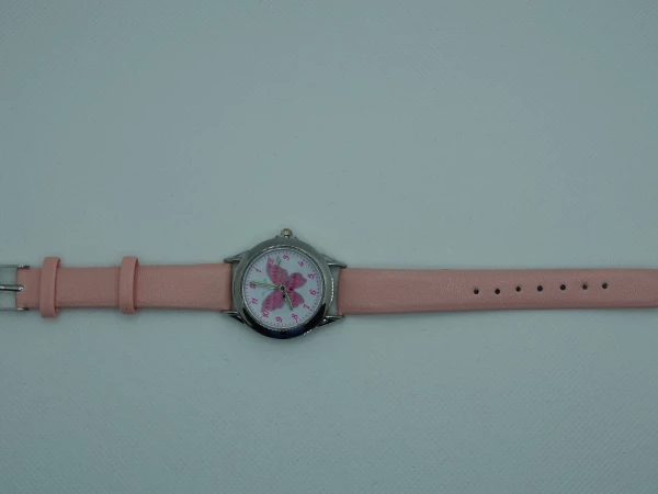 OROLOGIO ROSA CON FARFALLA