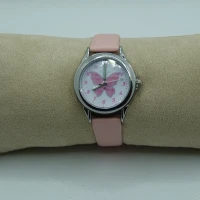 OROLOGIO ROSA CON FARFALLA