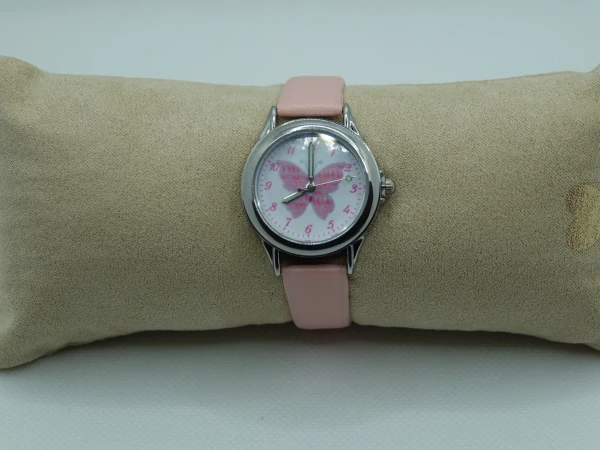 OROLOGIO ROSA CON FARFALLA