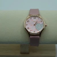 OROLOGIO ROSA CON CUORE BRILLANTINATO