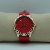 OROLOGIO ROSSO CON QUADRANTE ROSSO BRILLANTINATO