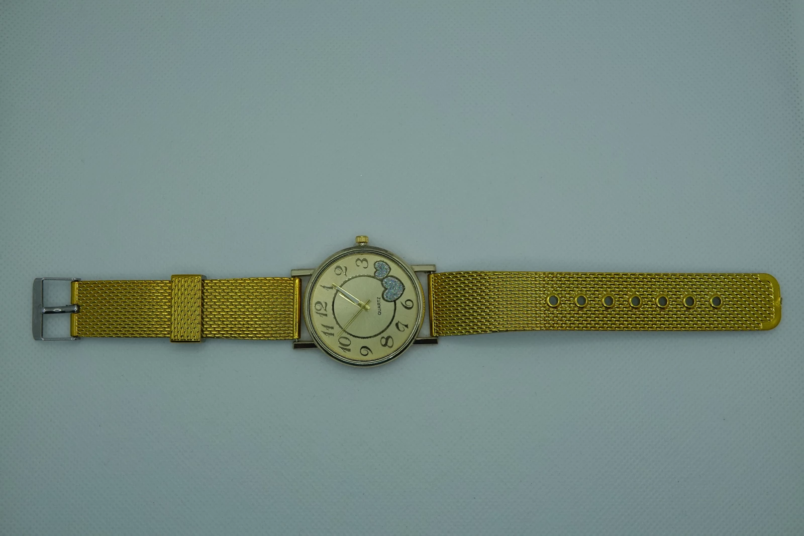 OROLOGIO ORO CON CUORI BRILLANTINATI