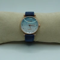 OROLOGIO CON CINGHIA BLU SCURO