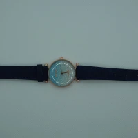OROLOGIO CON CINGHIA BLU SCURO