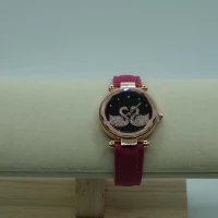 OROLOGIO CON CINGHIA BORDEAUX