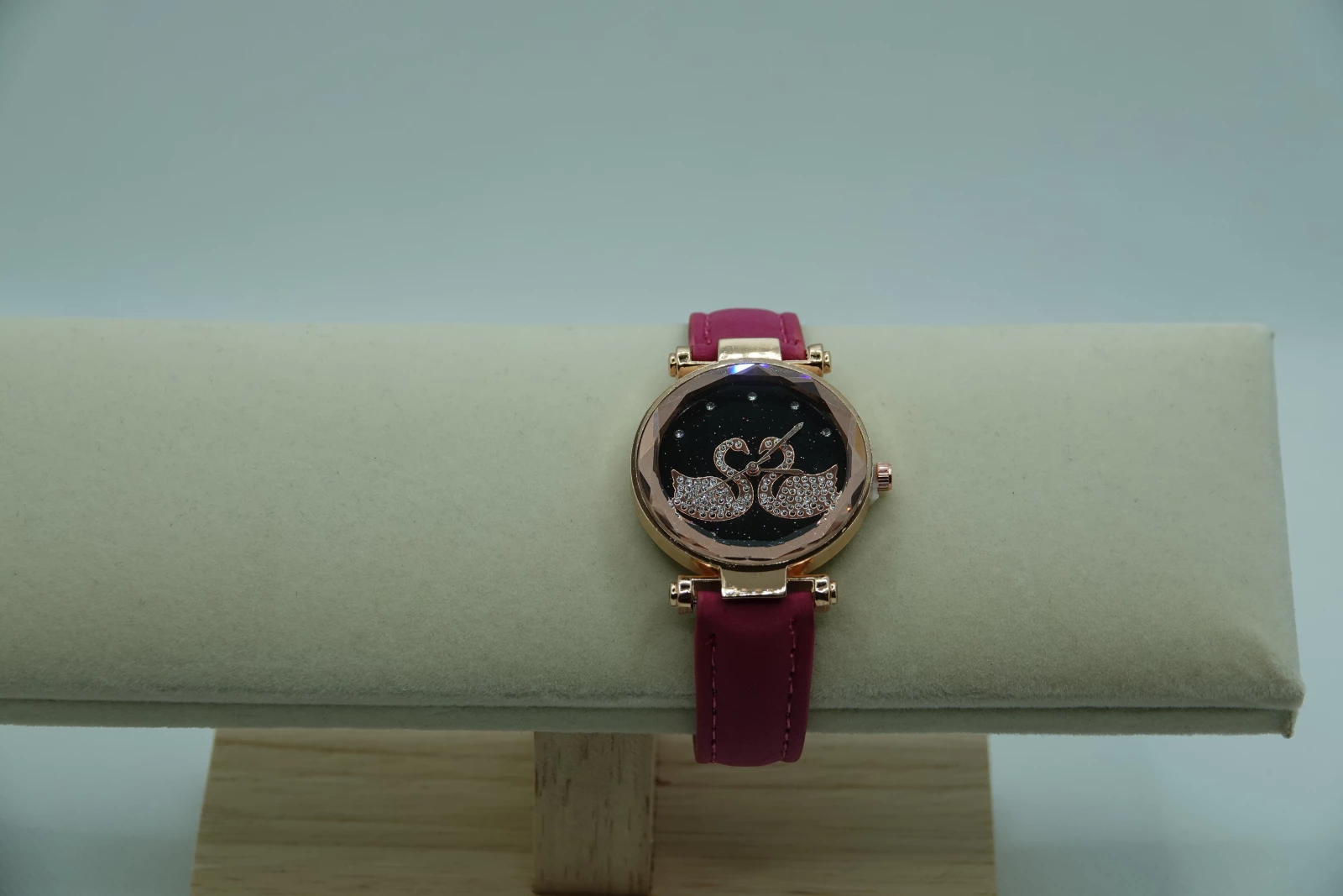 OROLOGIO CON CINGHIA BORDEAUX