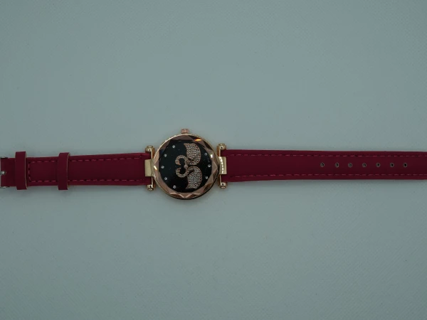 OROLOGIO CON CINGHIA BORDEAUX