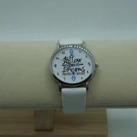 OROLOGIO CON CINGHIA BIANCA