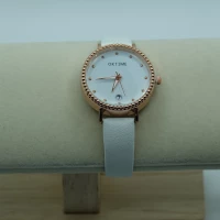 OROLOGIO CON CINGHIA BIANCA E QUADRANTE BIANCO 2