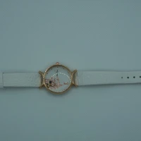 OROLOGIO CON CINGHIA BIANCA E QUADRANTE BIANCO 3